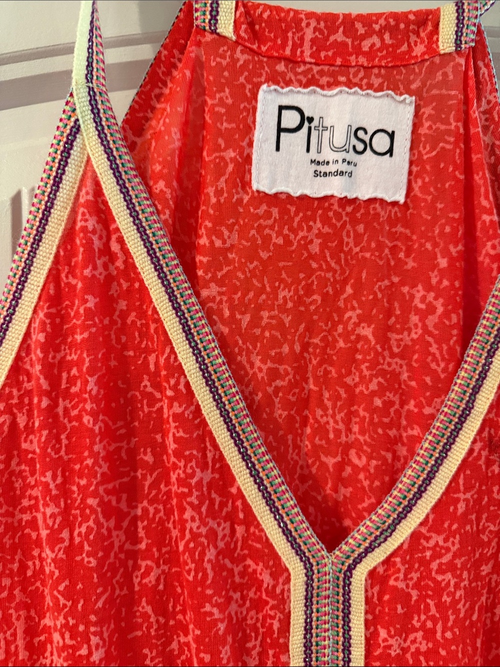 Elegant Orange Maxi coverup Dress - Picture 5 of 7